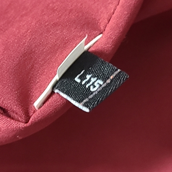 KATE SPADE Red Scalloped Grommet Trim Shift Dress Women's Size 2 - Picture 15 of 16